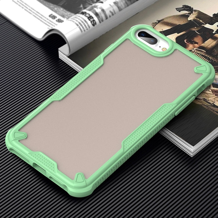 For iPhone 7 Plus Armor Glaze PC Hybrid TPU Phone Case