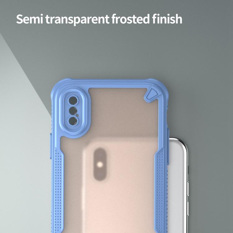 For iPhone X Armor Glaze PC Hybrid TPU Phone Case