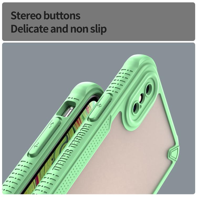 For iPhone X Armor Glaze PC Hybrid TPU Phone Case