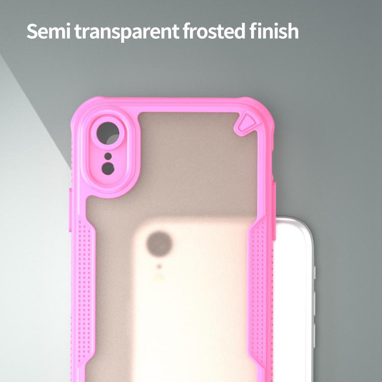 For iPhone XR Armor Glaze PC Hybrid TPU Phone Case