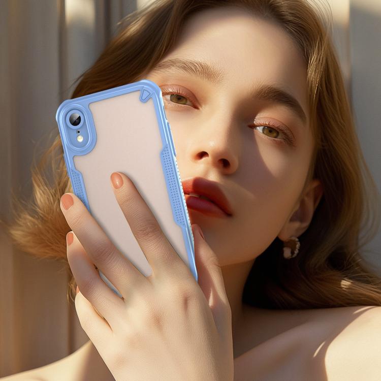 For iPhone XR Armor Glaze PC Hybrid TPU Phone Case