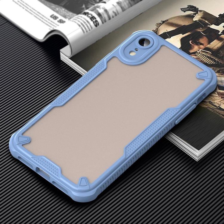 For iPhone XR Armor Glaze PC Hybrid TPU Phone Case