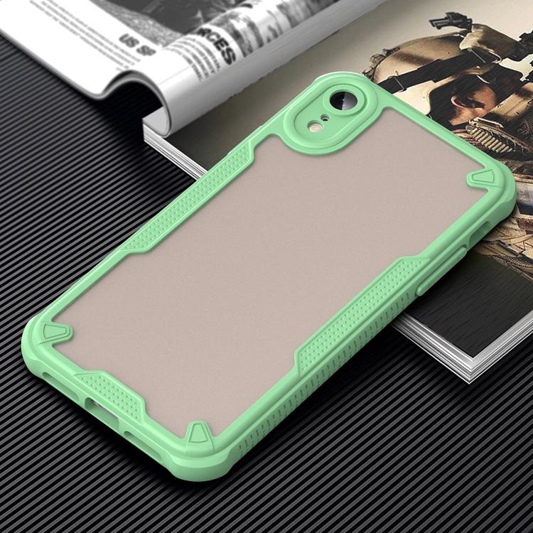 For iPhone XR Armor Glaze PC Hybrid TPU Phone Case