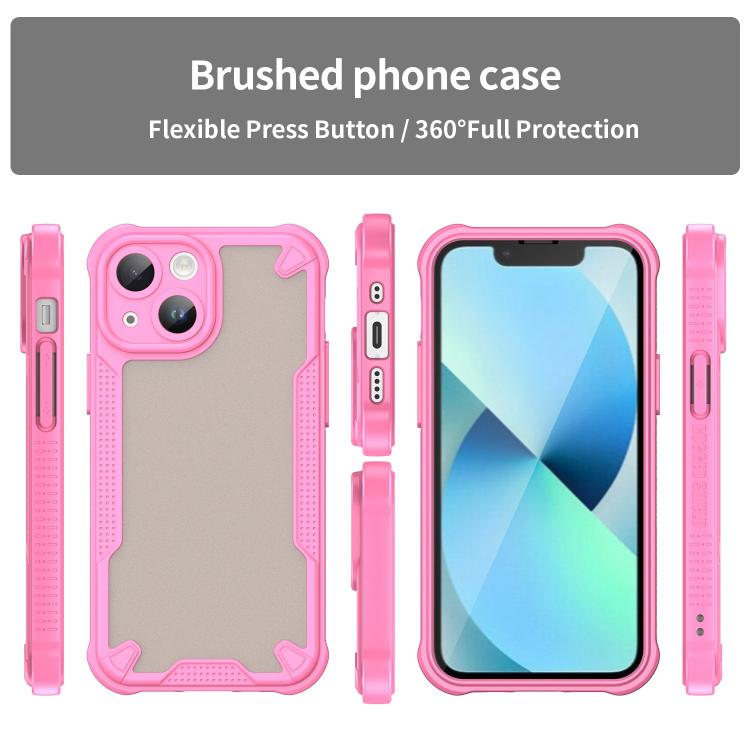 For iPhone 13 mini Armor Glaze PC Hybrid TPU Phone Case