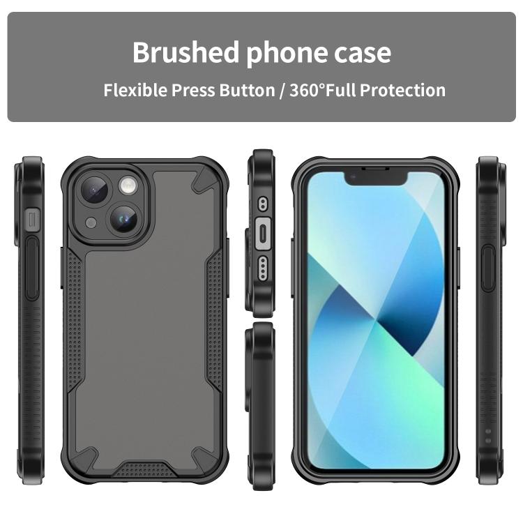 For iPhone 13 mini Armor Glaze PC Hybrid TPU Phone Case