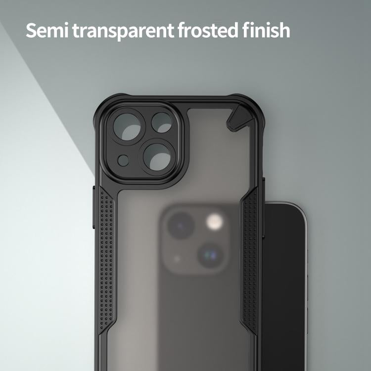 For iPhone 13 mini Armor Glaze PC Hybrid TPU Phone Case