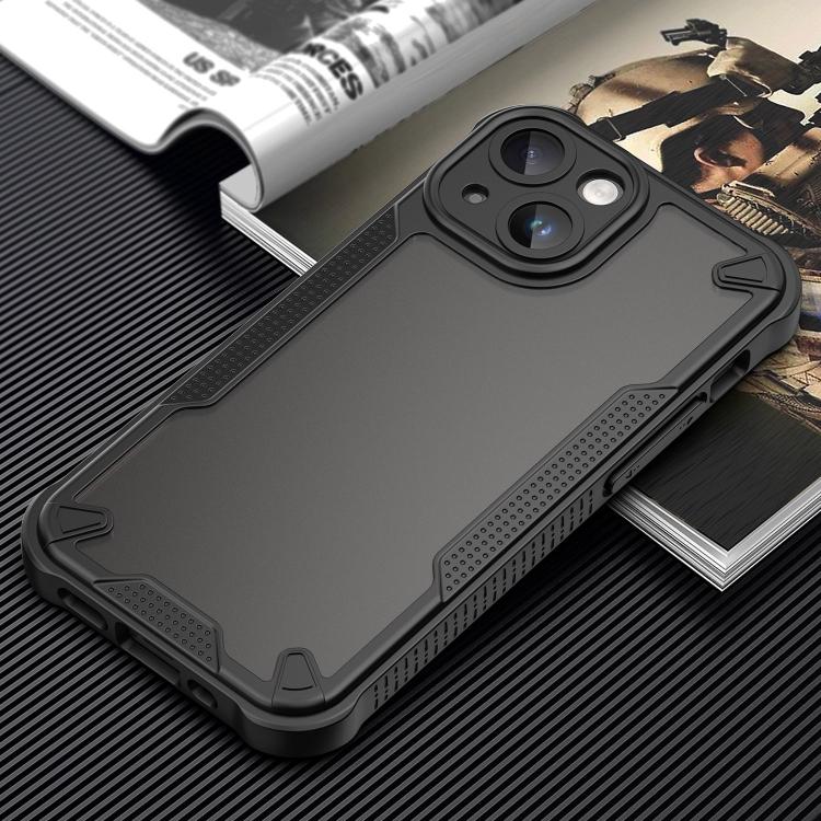 For iPhone 13 mini Armor Glaze PC Hybrid TPU Phone Case