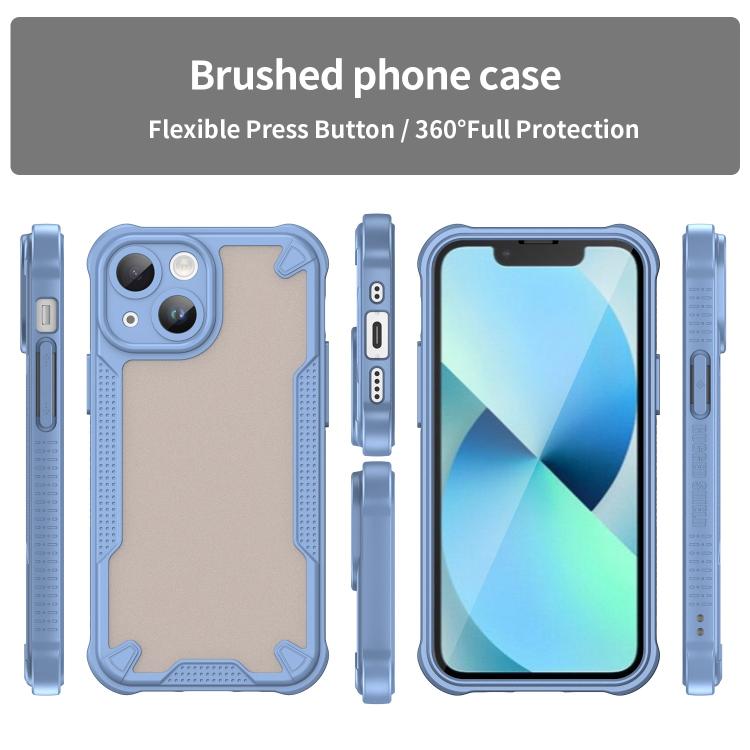 For iPhone 13 mini Armor Glaze PC Hybrid TPU Phone Case