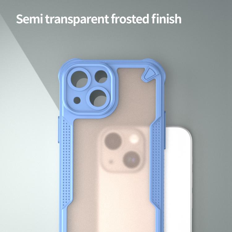 For iPhone 13 mini Armor Glaze PC Hybrid TPU Phone Case