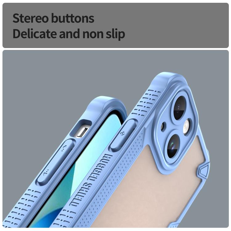 For iPhone 13 mini Armor Glaze PC Hybrid TPU Phone Case