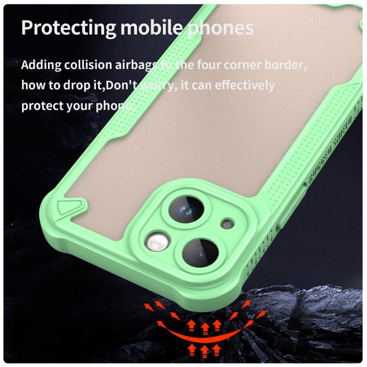 For iPhone 13 mini Armor Glaze PC Hybrid TPU Phone Case