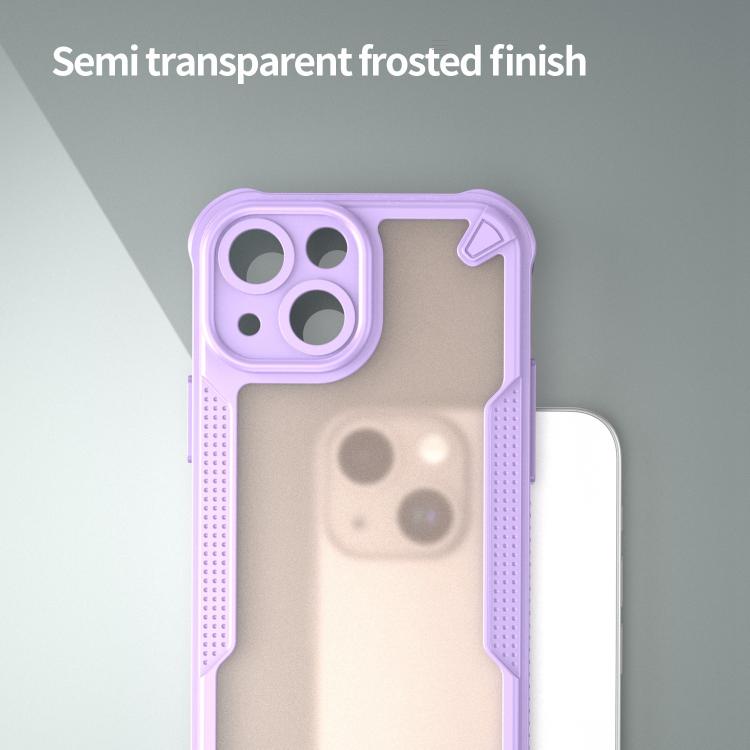 For iPhone 13 mini Armor Glaze PC Hybrid TPU Phone Case