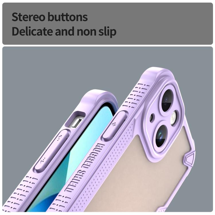 For iPhone 13 mini Armor Glaze PC Hybrid TPU Phone Case