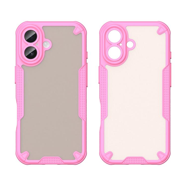 For iPhone 17 Armor Glaze PC Hybrid TPU Phone Case