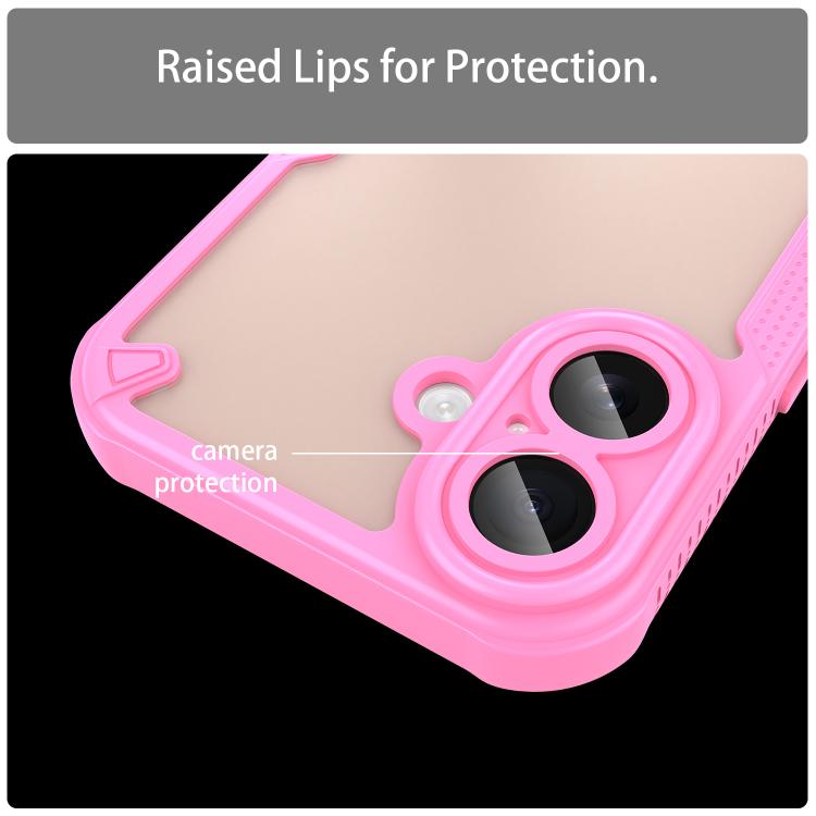For iPhone 17 Armor Glaze PC Hybrid TPU Phone Case