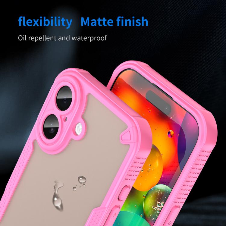 For iPhone 17 Armor Glaze PC Hybrid TPU Phone Case
