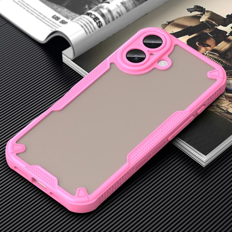 For iPhone 17 Armor Glaze PC Hybrid TPU Phone Case