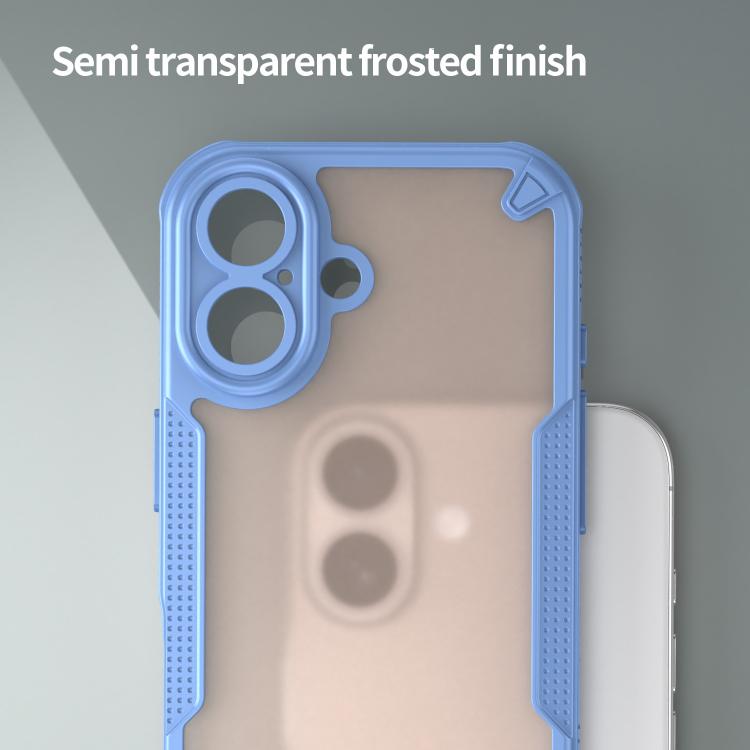 For iPhone 17 Armor Glaze PC Hybrid TPU Phone Case