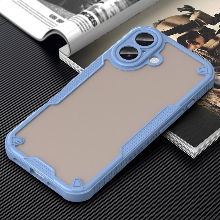 For iPhone 17 Armor Glaze PC Hybrid TPU Phone Case