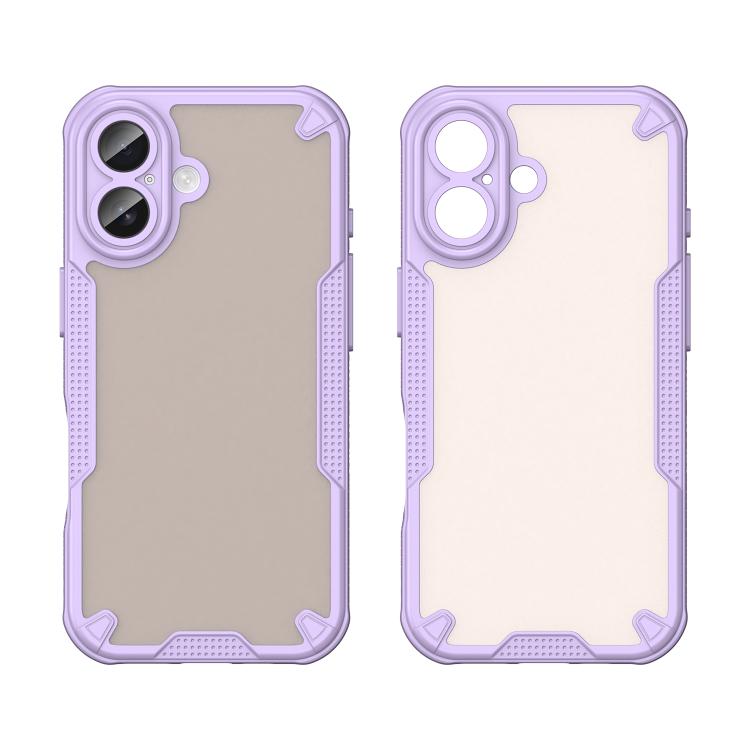 For iPhone 17 Armor Glaze PC Hybrid TPU Phone Case