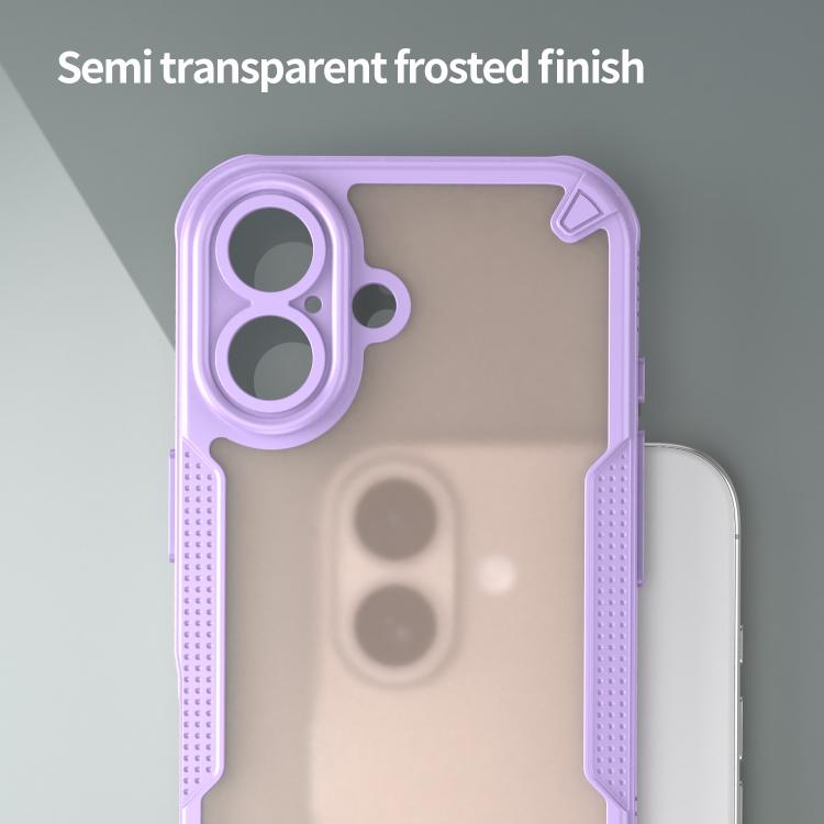 For iPhone 17 Armor Glaze PC Hybrid TPU Phone Case