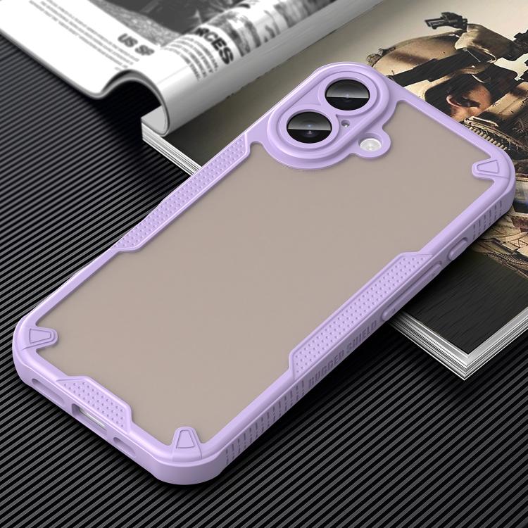 For iPhone 17 Armor Glaze PC Hybrid TPU Phone Case