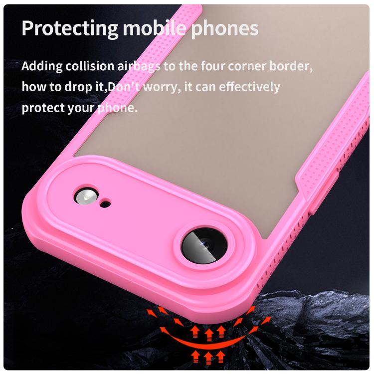 For iPhone Air Armor Glaze PC Hybrid TPU Phone Case
