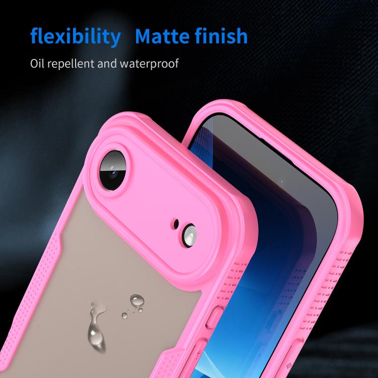 For iPhone Air Armor Glaze PC Hybrid TPU Phone Case