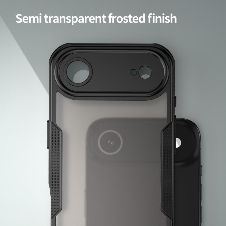 For iPhone Air Armor Glaze PC Hybrid TPU Phone Case
