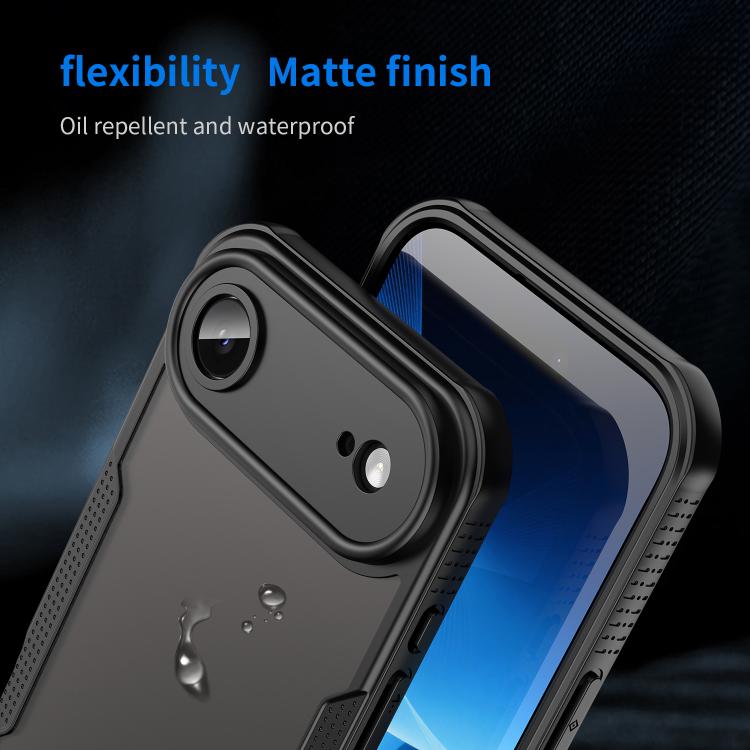 For iPhone Air Armor Glaze PC Hybrid TPU Phone Case