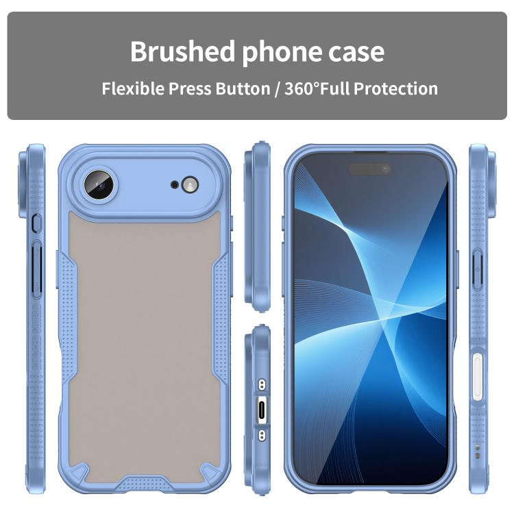 For iPhone Air Armor Glaze PC Hybrid TPU Phone Case
