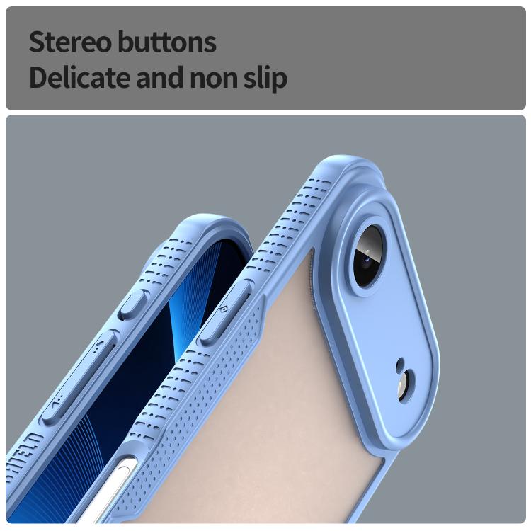 For iPhone Air Armor Glaze PC Hybrid TPU Phone Case