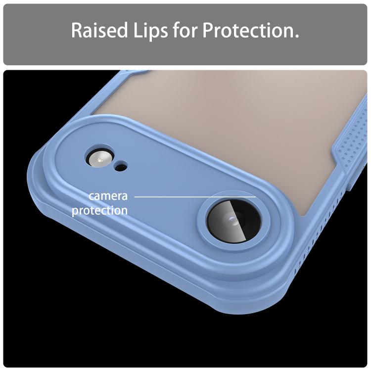 For iPhone Air Armor Glaze PC Hybrid TPU Phone Case