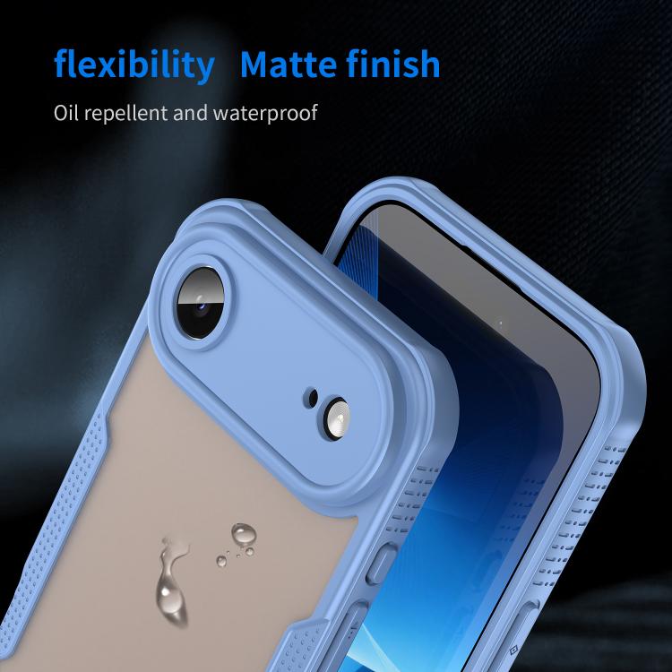 For iPhone Air Armor Glaze PC Hybrid TPU Phone Case