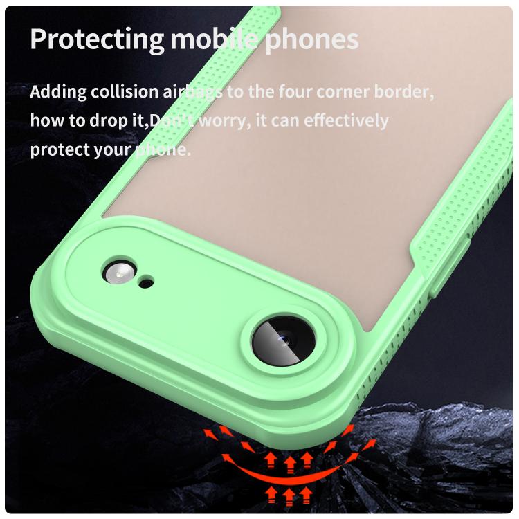 For iPhone Air Armor Glaze PC Hybrid TPU Phone Case