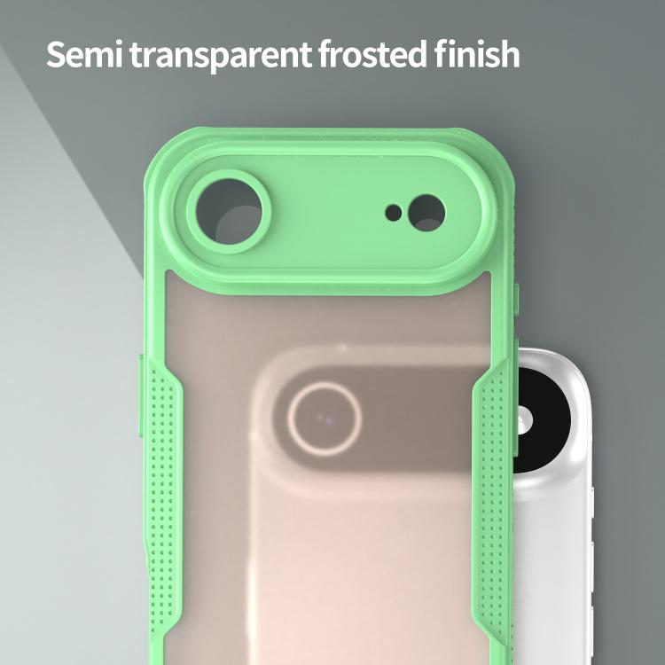 For iPhone Air Armor Glaze PC Hybrid TPU Phone Case