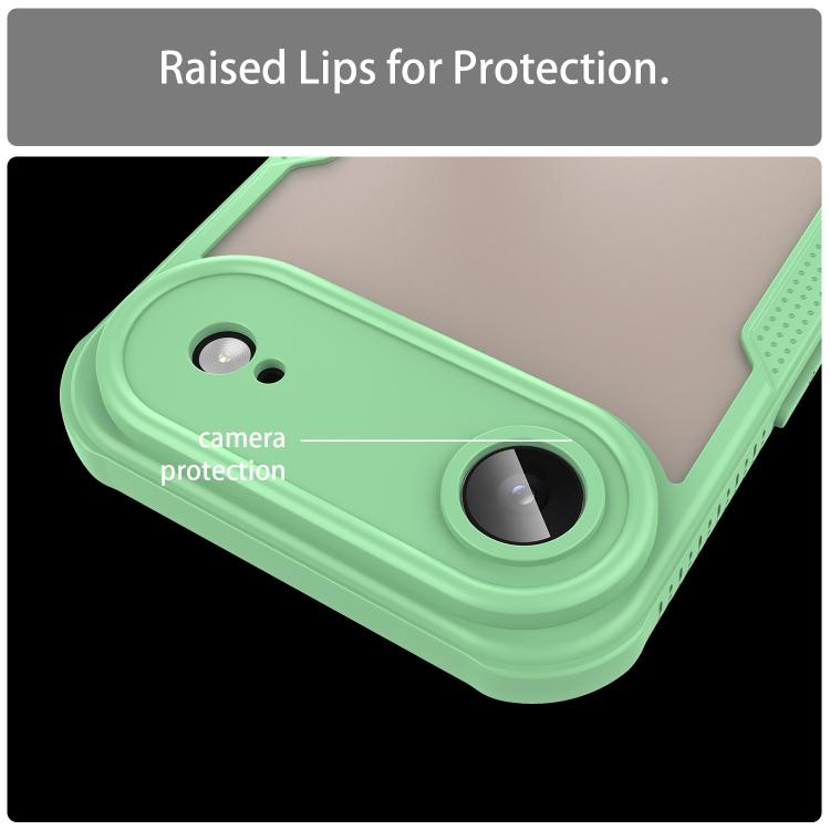 For iPhone Air Armor Glaze PC Hybrid TPU Phone Case