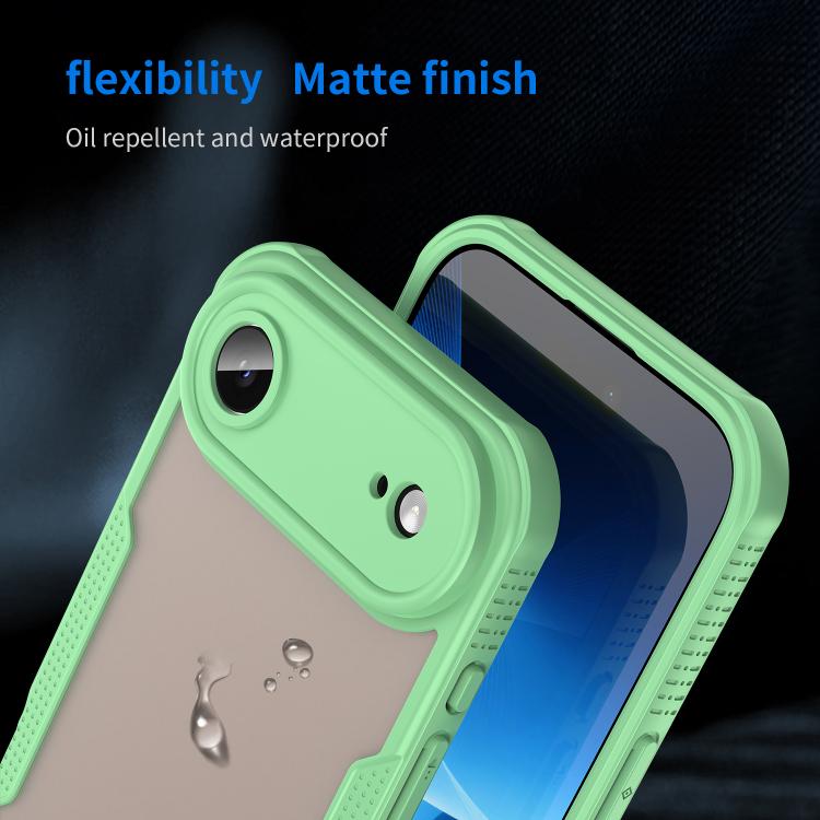 For iPhone Air Armor Glaze PC Hybrid TPU Phone Case