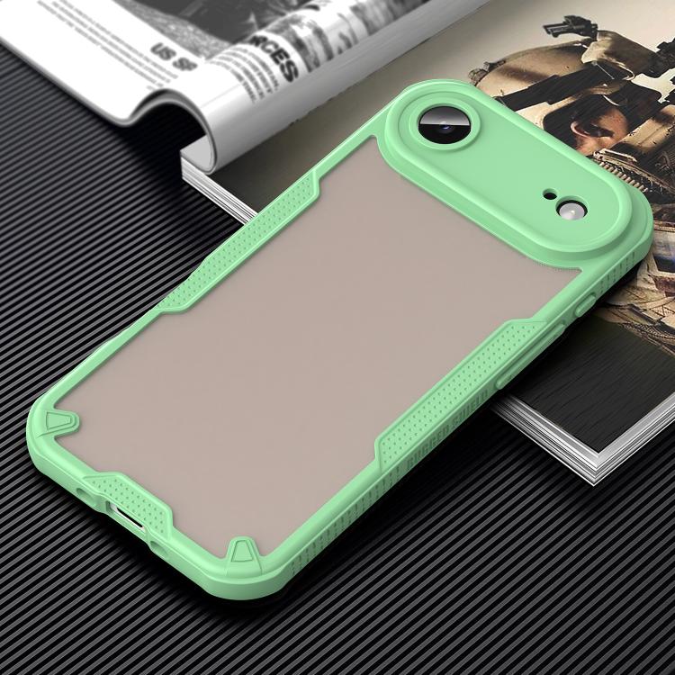 For iPhone Air Armor Glaze PC Hybrid TPU Phone Case