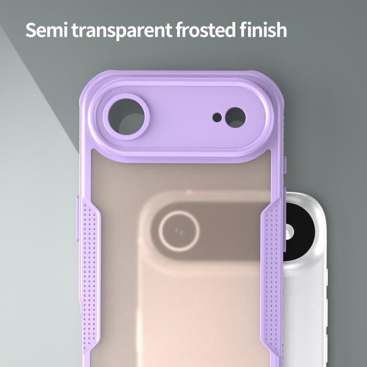 For iPhone Air Armor Glaze PC Hybrid TPU Phone Case
