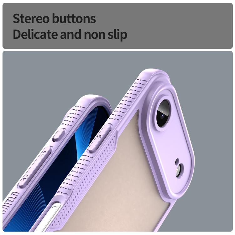 For iPhone Air Armor Glaze PC Hybrid TPU Phone Case