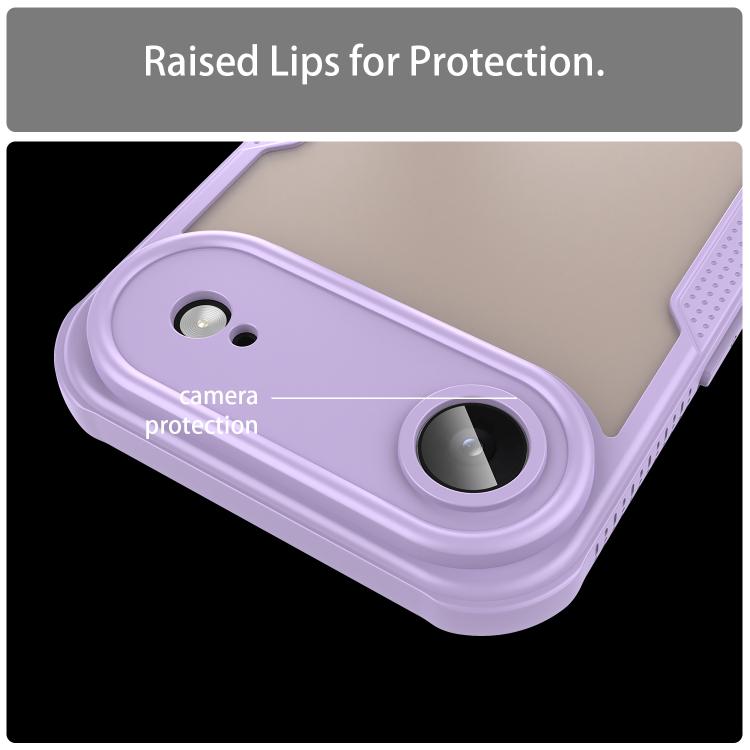 For iPhone Air Armor Glaze PC Hybrid TPU Phone Case