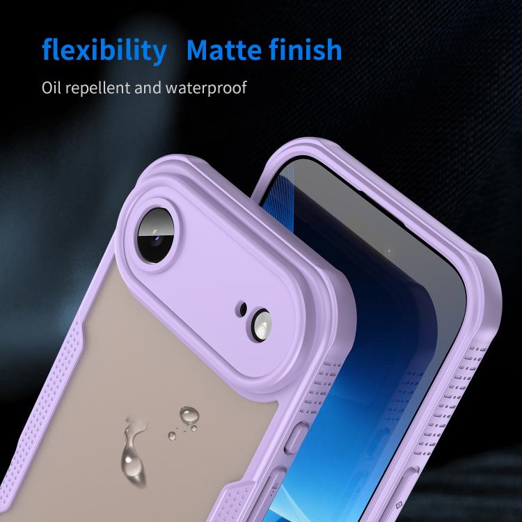 For iPhone Air Armor Glaze PC Hybrid TPU Phone Case