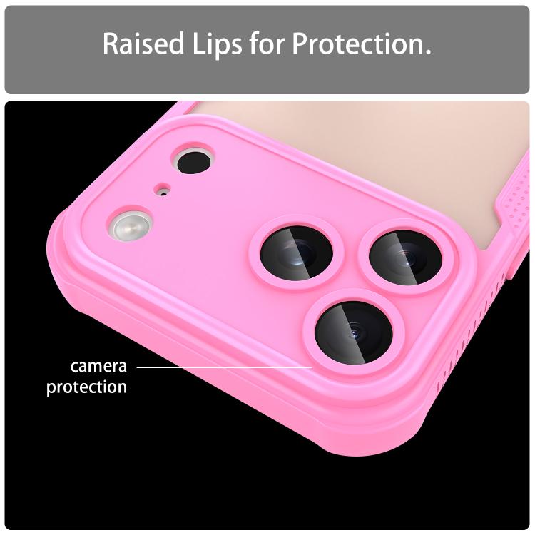 For iPhone 17 Pro Max Armor Glaze PC Hybrid TPU Phone Case