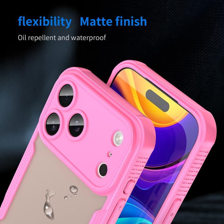 For iPhone 17 Pro Max Armor Glaze PC Hybrid TPU Phone Case