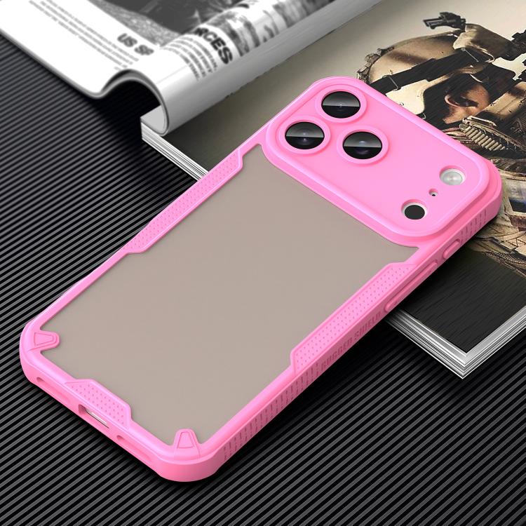 For iPhone 17 Pro Max Armor Glaze PC Hybrid TPU Phone Case