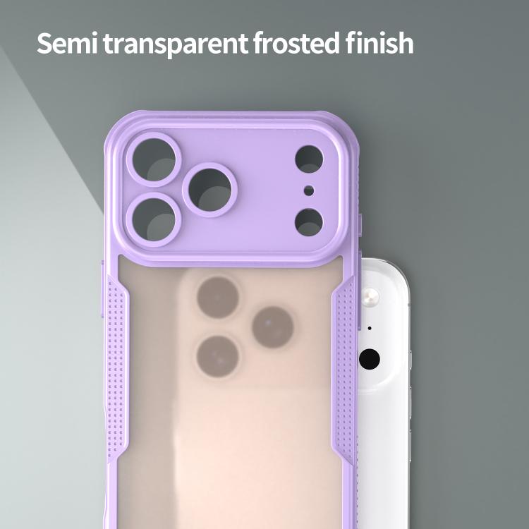 For iPhone 17 Pro Max Armor Glaze PC Hybrid TPU Phone Case