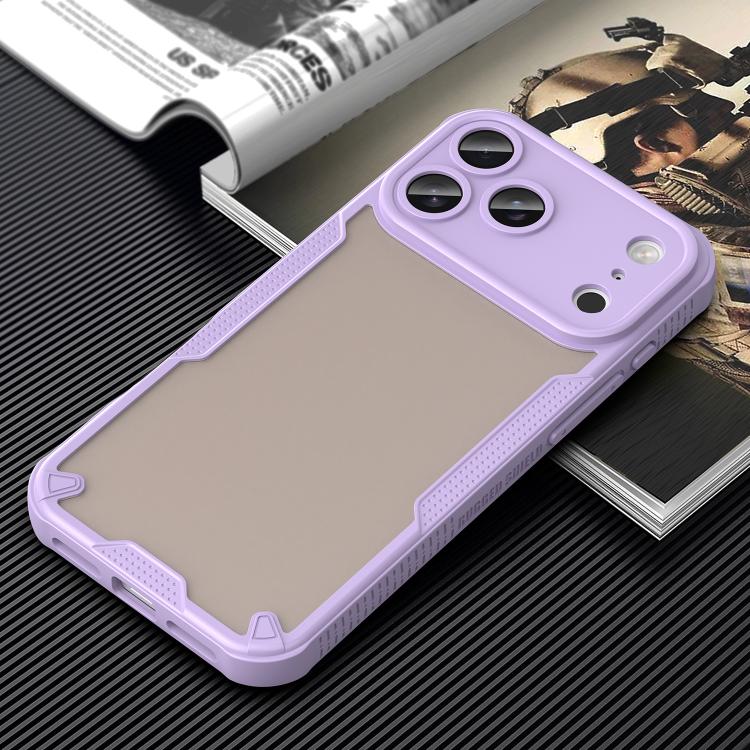 For iPhone 17 Pro Max Armor Glaze PC Hybrid TPU Phone Case