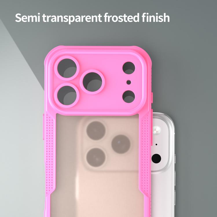 For iPhone 17 Pro Armor Glaze PC Hybrid TPU Phone Case
