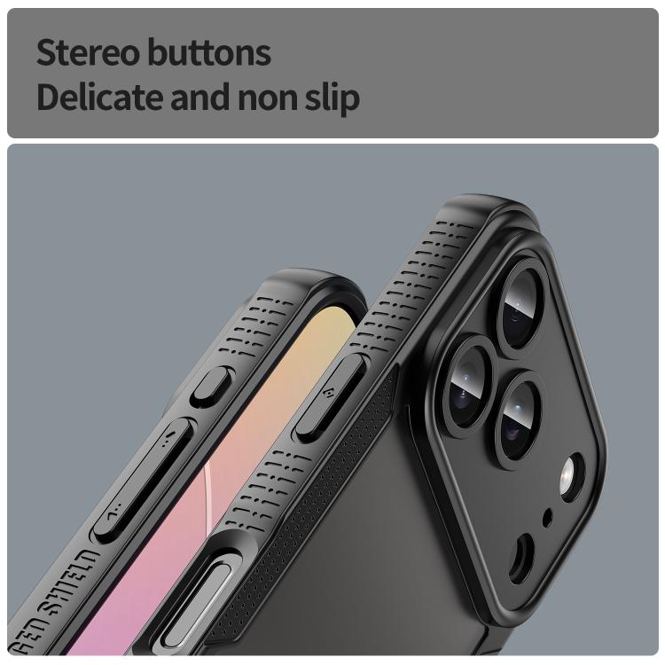 For iPhone 17 Pro Armor Glaze PC Hybrid TPU Phone Case